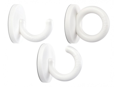 Mag-van-alles Wall hook White 3