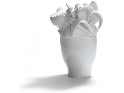 Naturo. -Small vase (white)