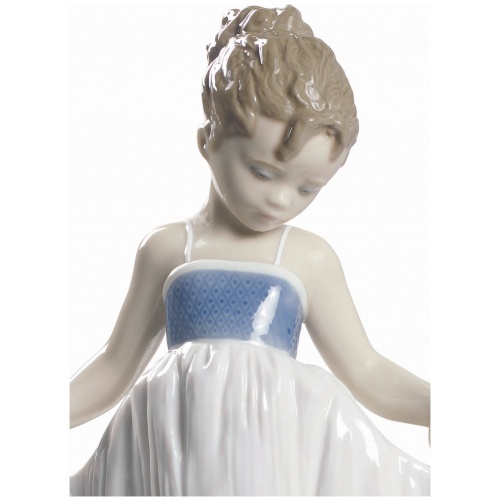 Look at My Dress Girl Figurine 5