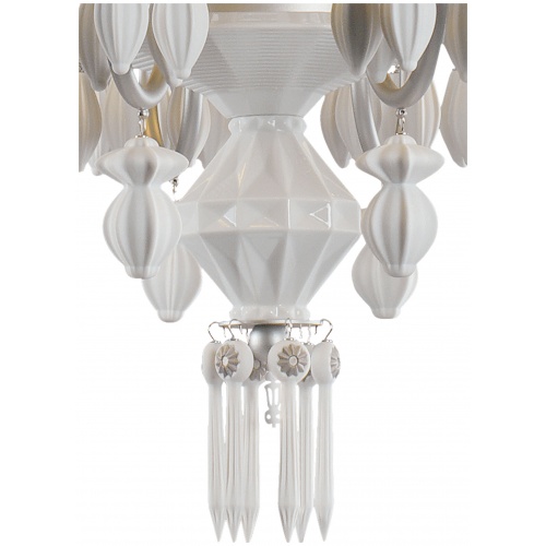 Belle De Nuit 12 Lights Chandelier. Silver Luster (CE/UK) 8