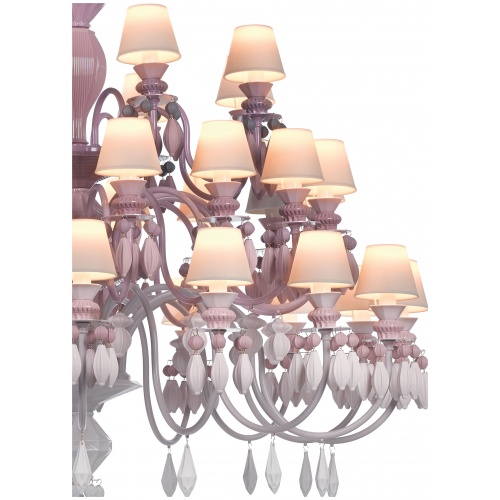 Belle de Nuit 40 Lights Chandelier. Pink (CE/UK) 5