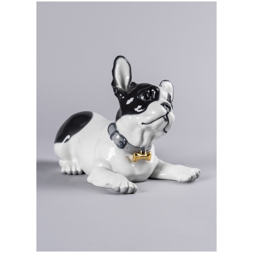 French Bulldog with Macarons Dog Figurine 8