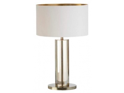 Lisle Cognac Crystal Table Lamp