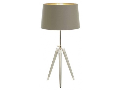 Lorca Tripod Nickel Table Lamp (Base Only) 3