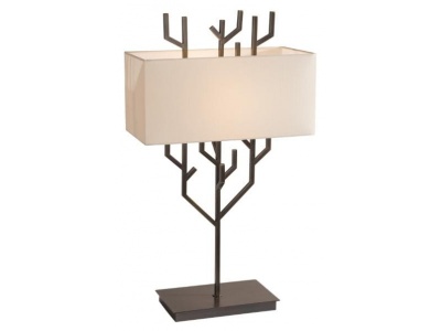 Lorcan table lamp in dark brass finish