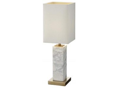 Micaela White Marble Table Lamp