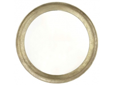 Navan Round Antique Gold Mirror