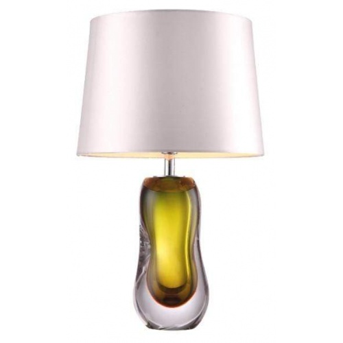 Ottavia, olive green glass table lamp (base only) 5