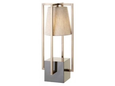 Thomas Griem Hurricane Grey Olive Finish Table Lamp